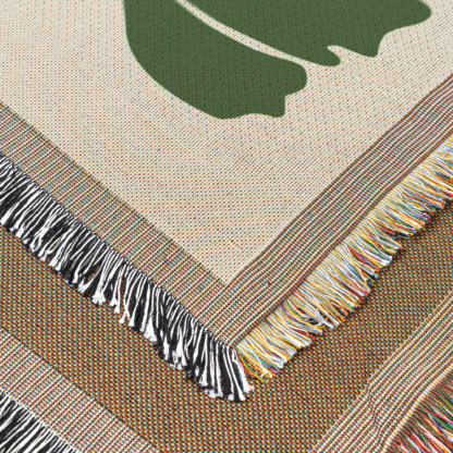 Japanese Frog Woven Blanket – Matsumoto Hoji Style Nature-Inspired Throw or Wall Hanging Decor - Image 3