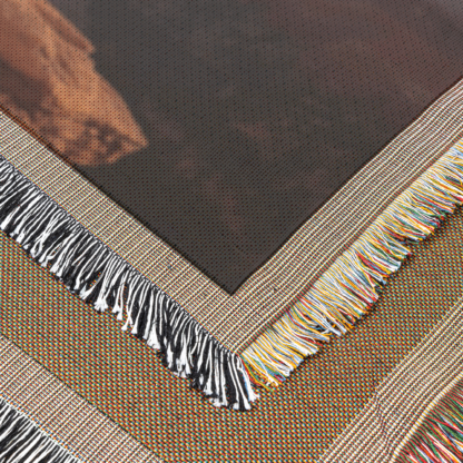 Cowboy Sunset Woven Blanket – Western-Inspired Throw or wall hanging decor - Image 5
