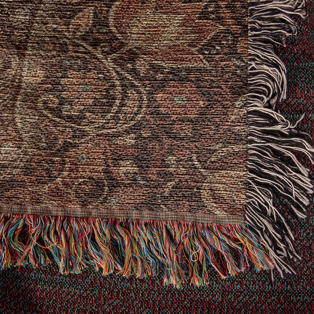 Elephant Mandala Mandala Wall Woven Cotton Blanket - Image 6