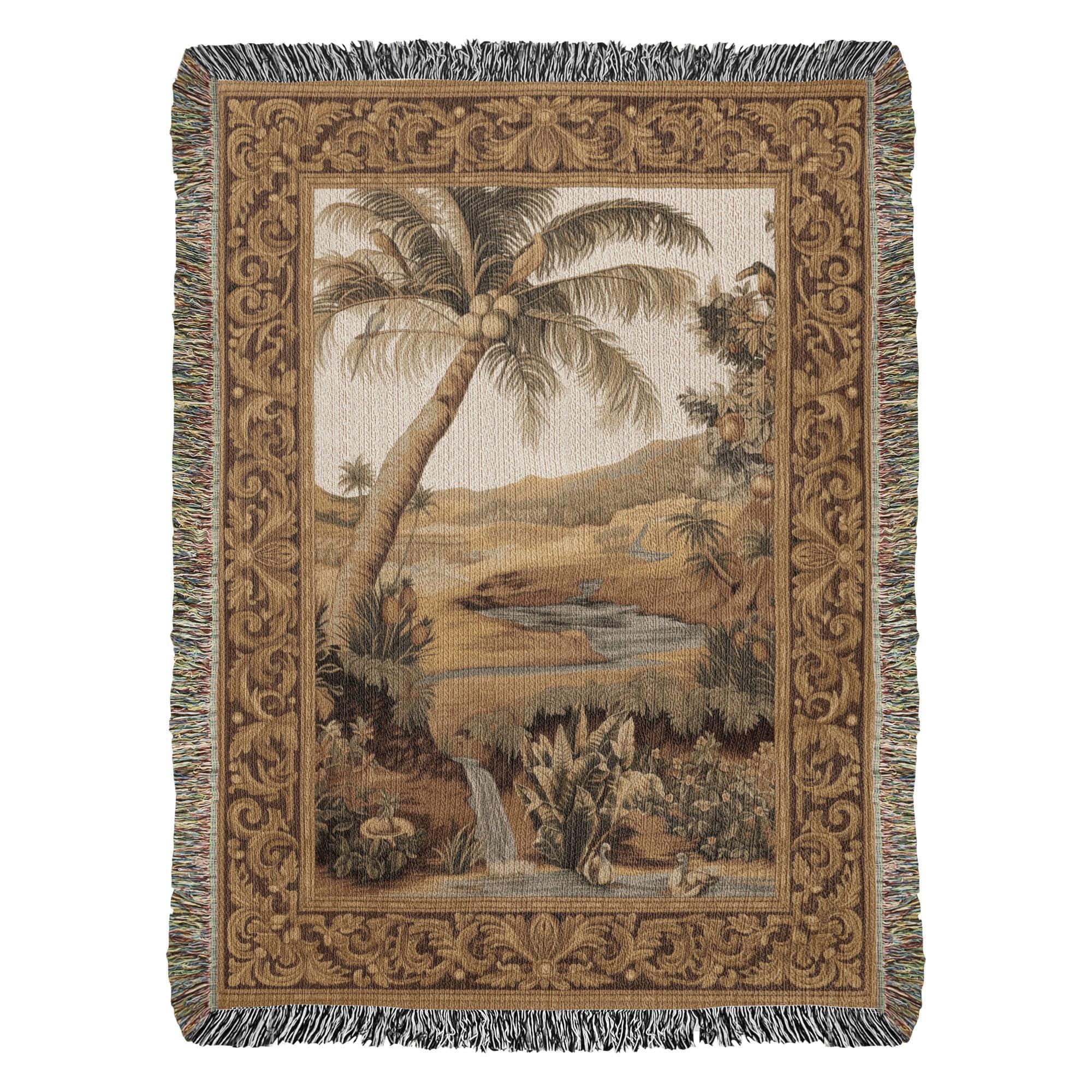Oasis French Woven Cotton Blanket - Image 7